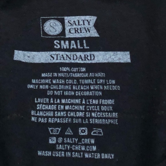 Salty Crew “Find Refugee In The Sea” Tee Size *S * - Picture 8 of 9